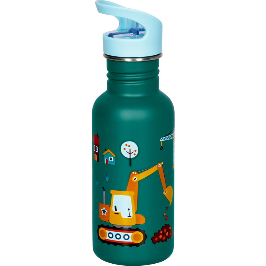 Coppenrath Edelstahlflasche Bagger Ed.2 - Wenn ich mal groß...(ca.0,5l)