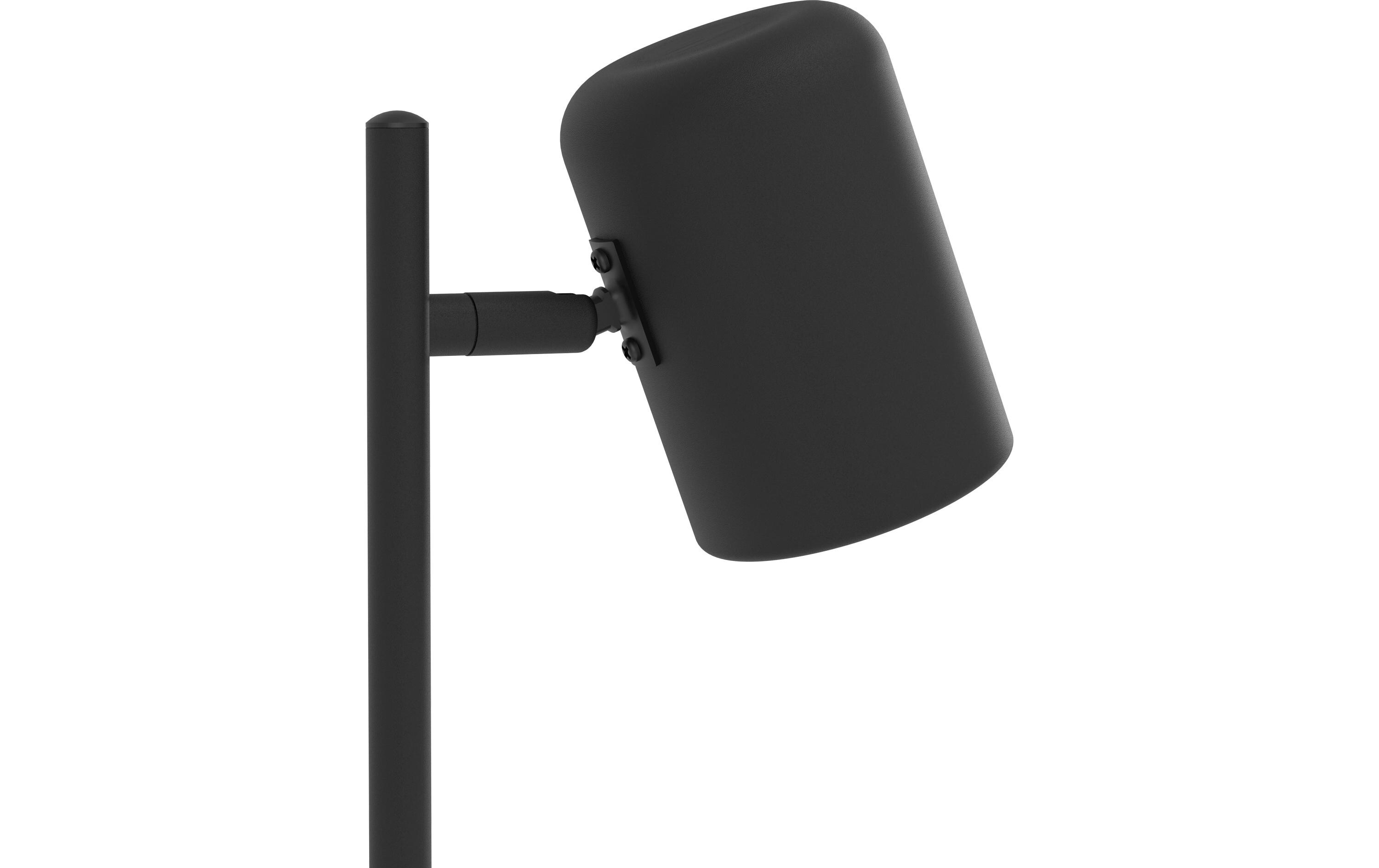 Tischleuchte Tischleuchte CEPPINO Schwarz GU10 1 x 4.5WTischleuchte mit Kabelschalter, schwenkbarem Leuchtenkopf und inklusive LED