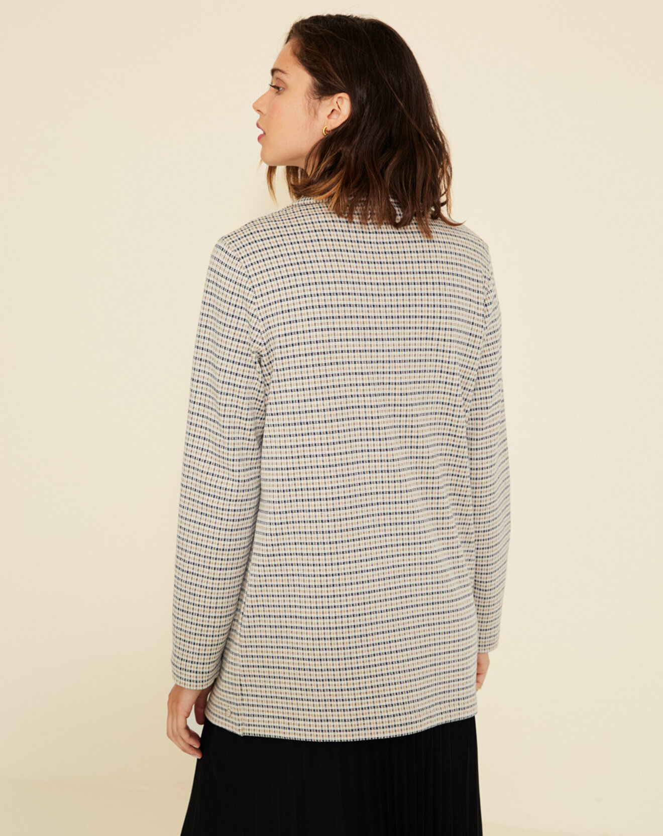 Yerse Blazer Mickaela à carreaux multicolore
