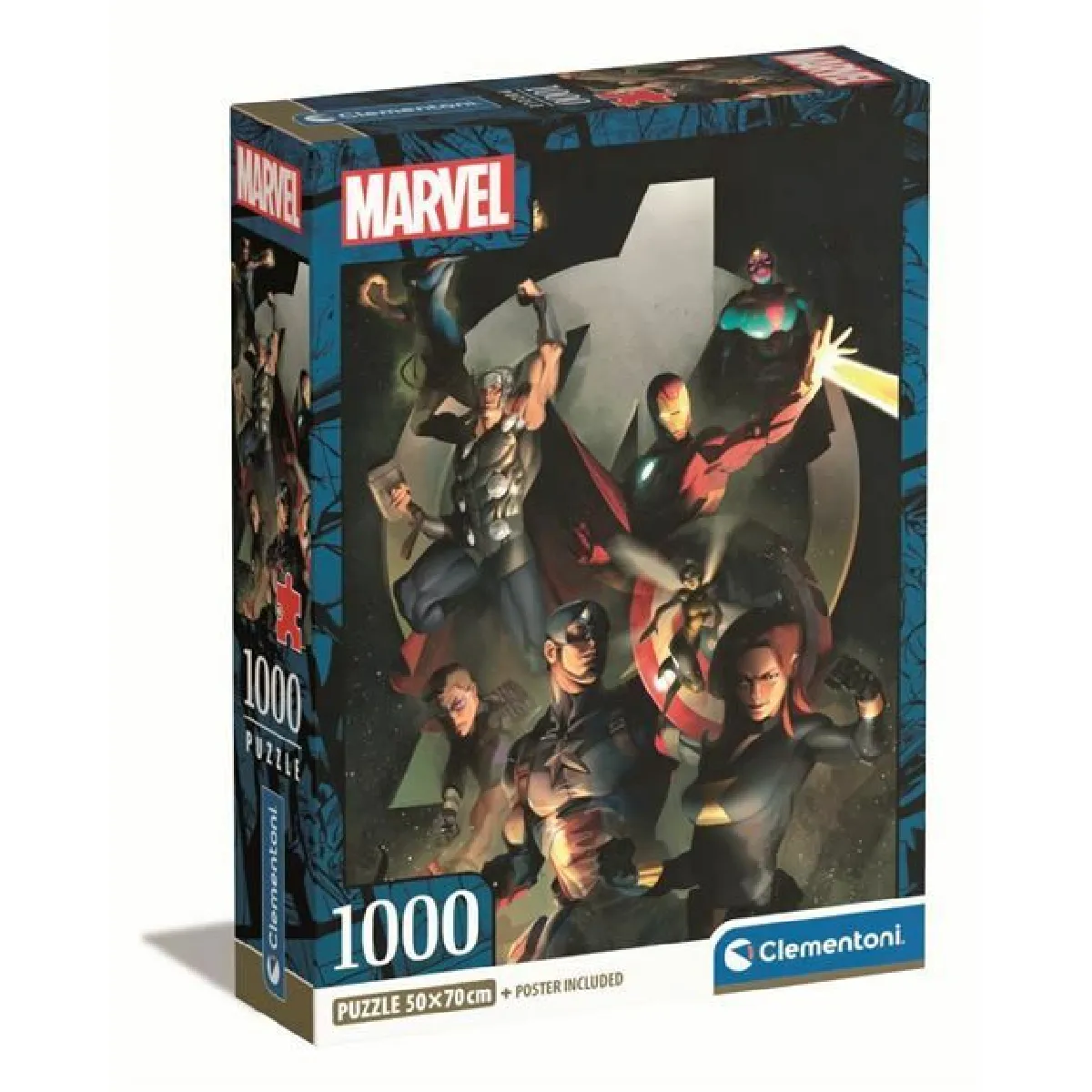 Puzzle Clementoni Marvel Avengers - 1000 pièces