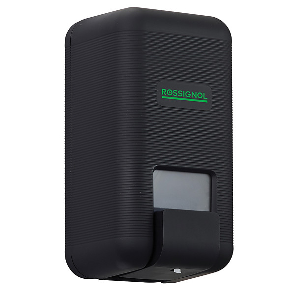 Distributeur savon liquide vrac 1l abs 100% recycle - eclipse green, noir mat