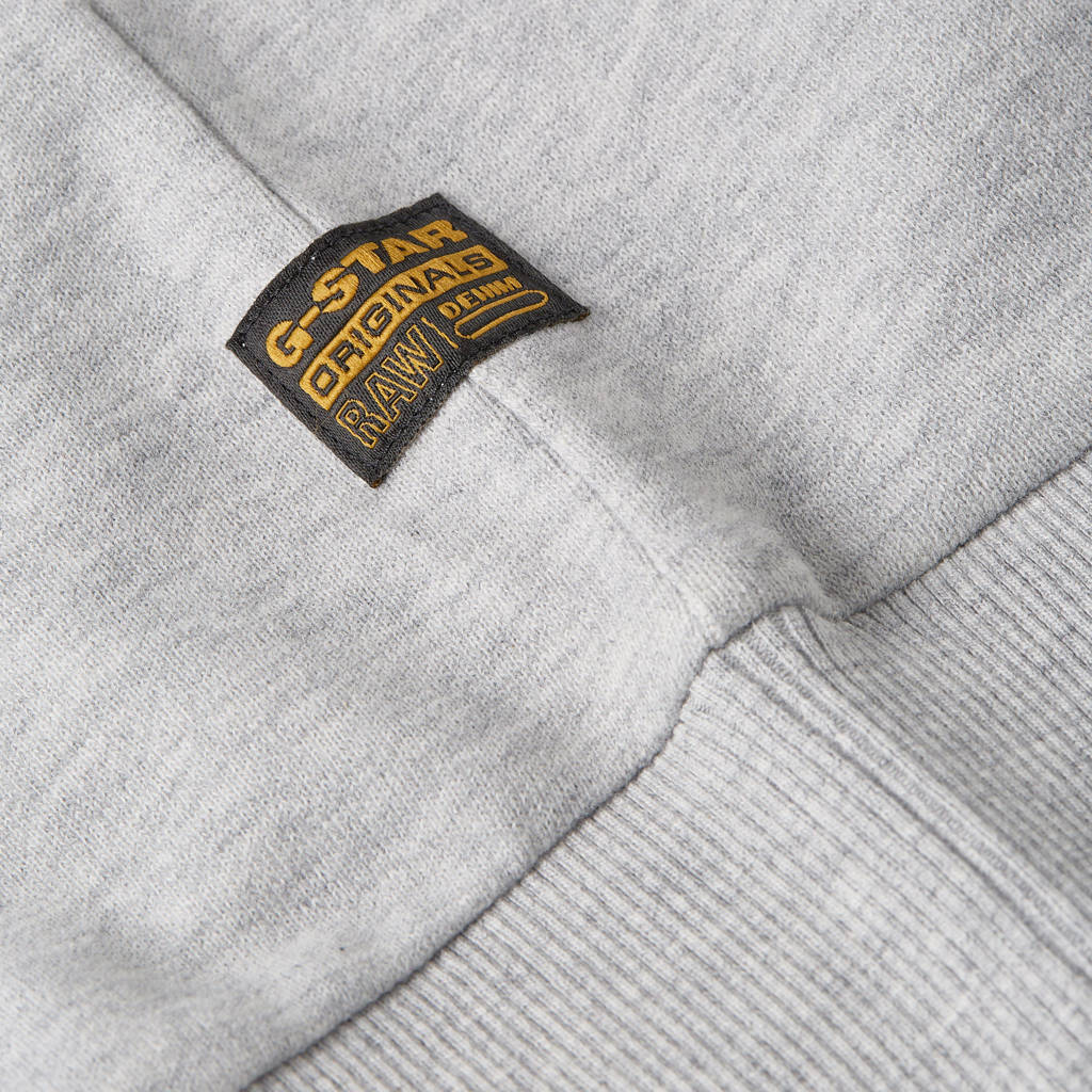 G-STAR gemêleerde sweater sweater straight grijs