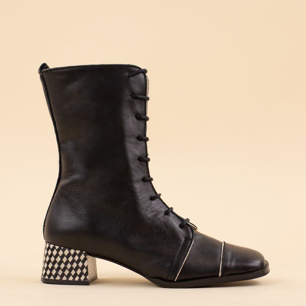 Nemonic 2235 retro shoes zwart