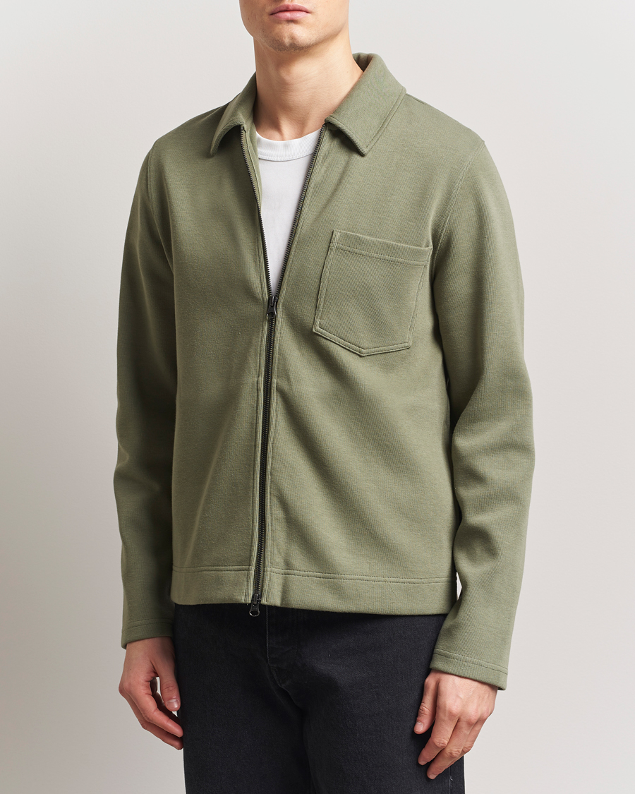 Samsøe Samsøe Hannes Full Zip Sweater Four Leaf Clover