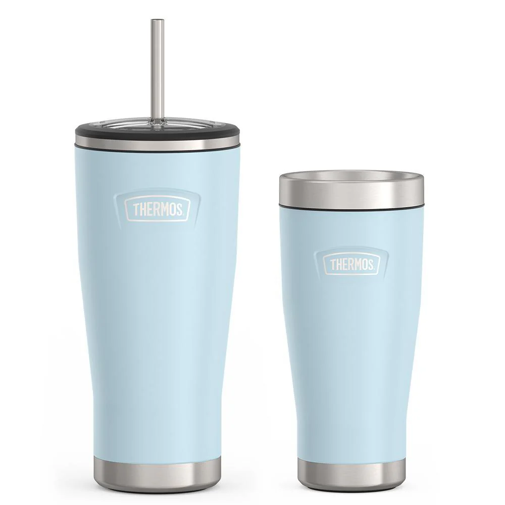 24oz ICON™ COLDTUMBLER WITH STRAW - GLACIER,16oz ICON™ TUMBLER -GLACIER