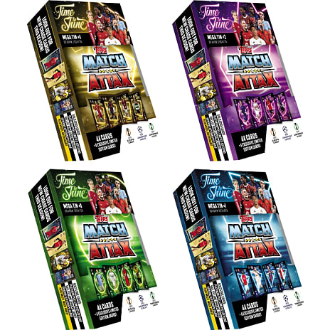 Match Attax Champions League Mega Tin samlekort - flere varianter - assorteret