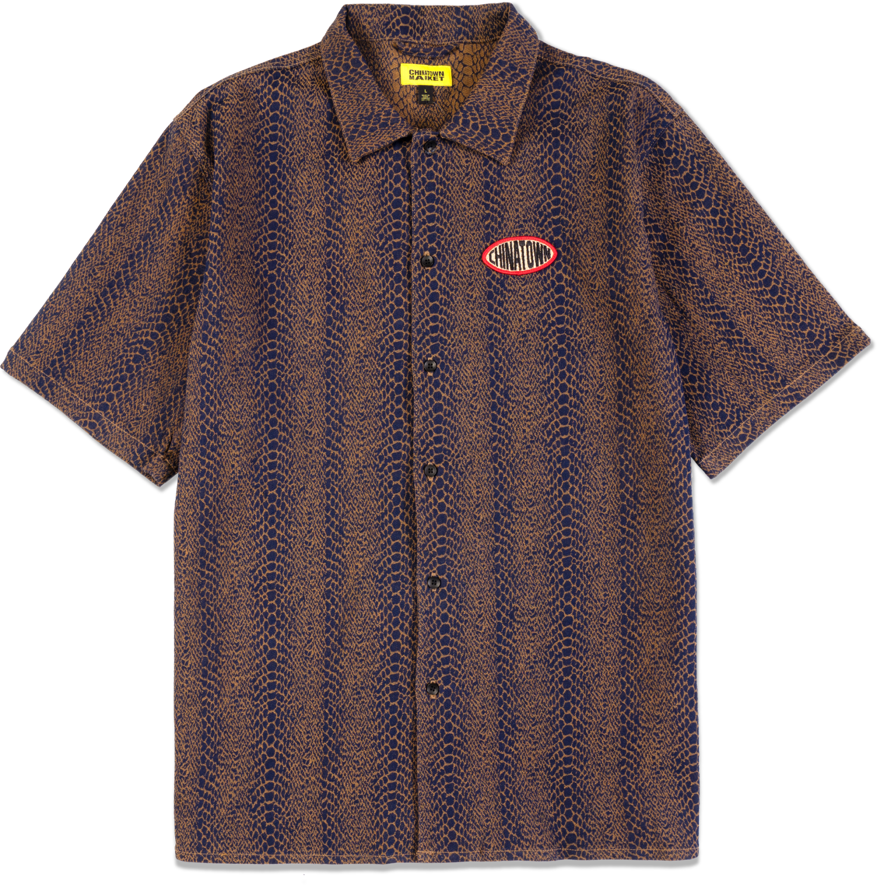 Market Snakeskin Hemd Rot
