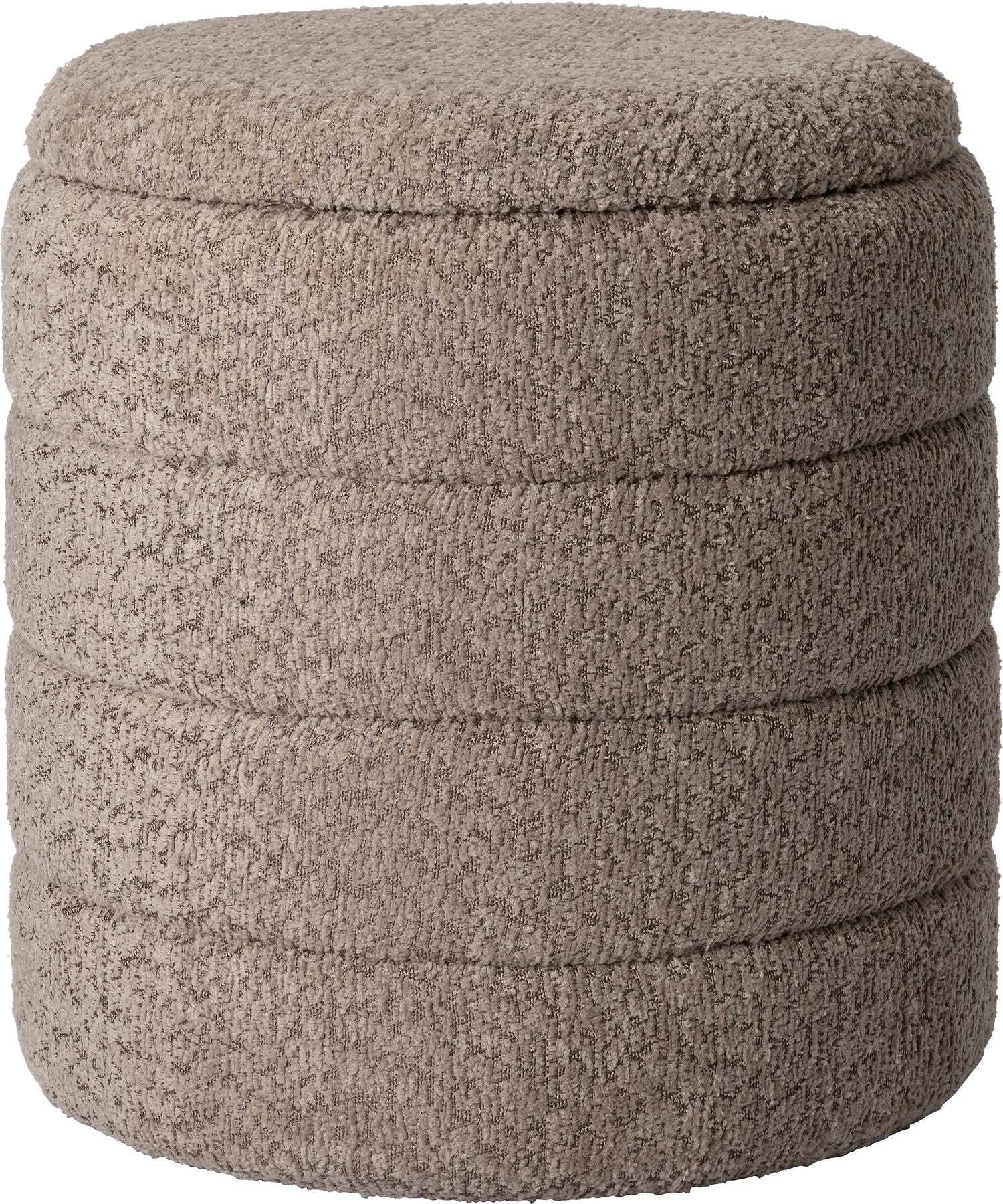 Intratuin poef met opbergruimte Bear beige D 37 H 40 cm
