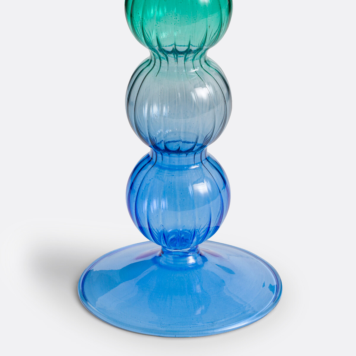 LA REDOUTE INTERIEURS<br>Castiçal em vitral H26,5 cm, Chilava