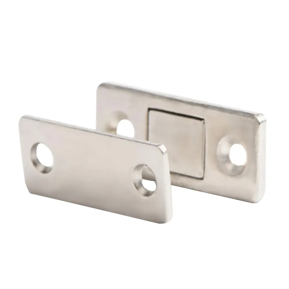 (4er Set) Magnet Türverschluss Selbstklebende Schiebetür Schnapper für Türen / Schubladen / Schränke