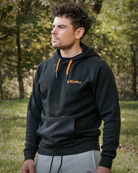 Sweat à capuche léger Guru noir