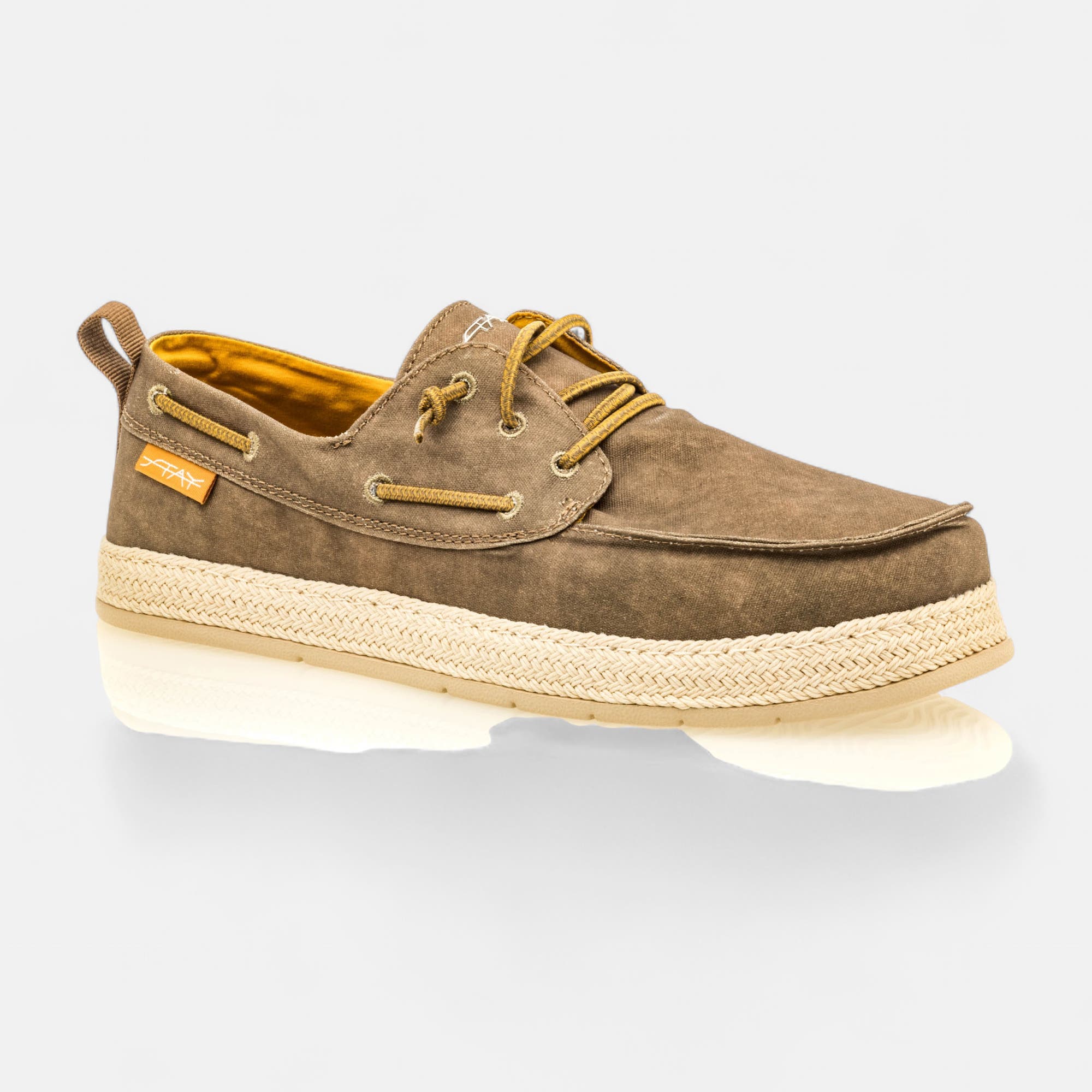 Baskets en toile Homme taupe