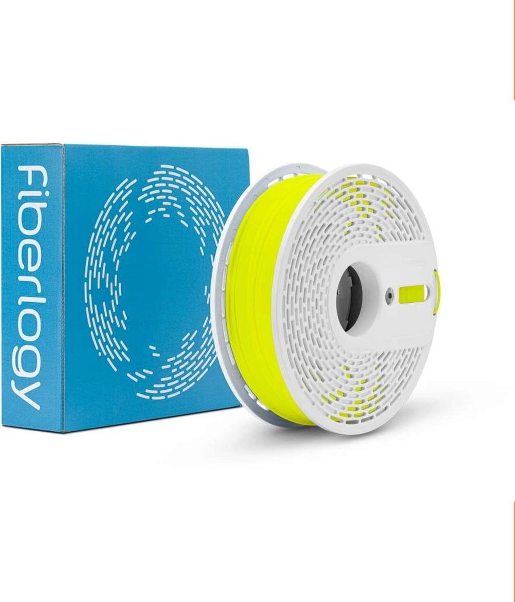 Fiberlogy  Easy PLA Neon Yellow, 1,75 mm / 850 g    Leicht druckbares Filament mit geringen Fertigungstoleranzen
