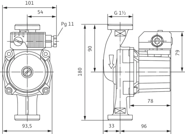 WILO STAR-Z 25/6 circulation pump - 4047573
