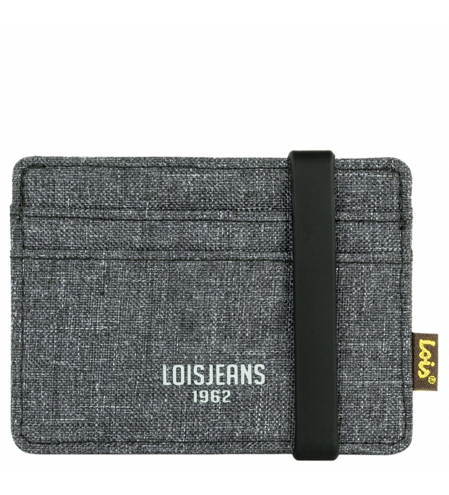Porta-cartões Lois com proteção RFID LOIS 203698 cinza escuro