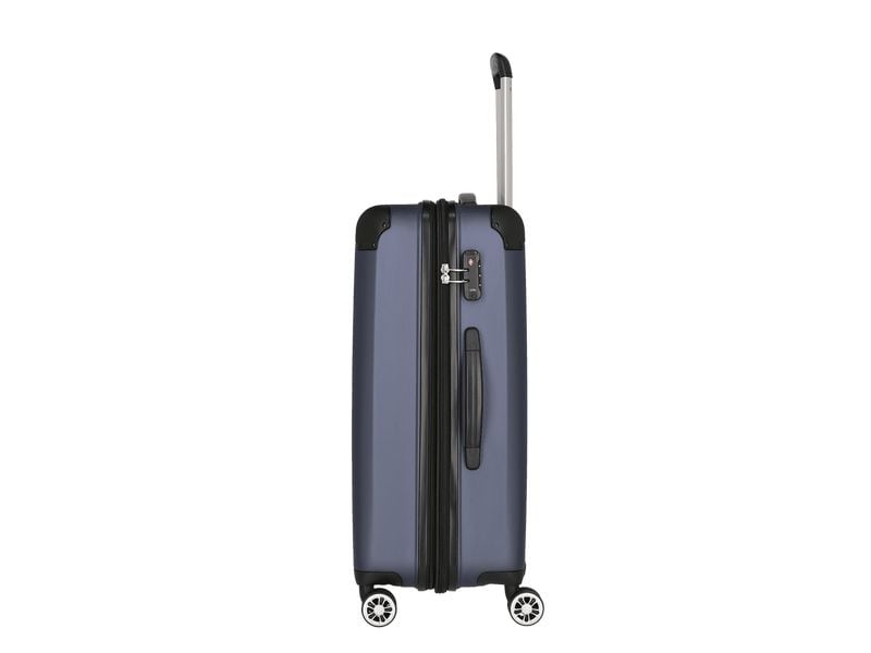 travelite City Trolley M erweiterbar, Dunkelblau Reisekoffer