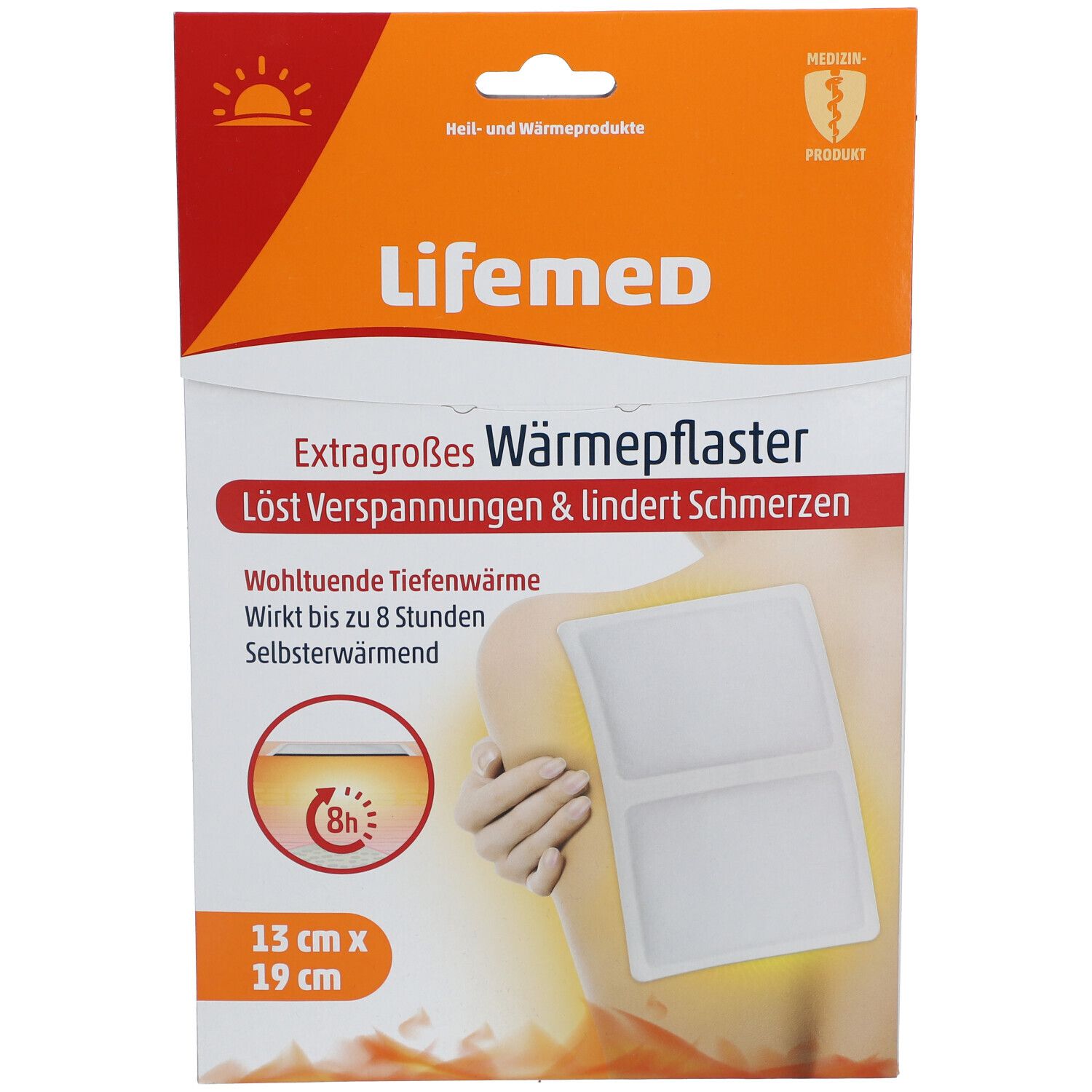 WUNDmed WÄRMEPFLASTER XXL 13x19 cm