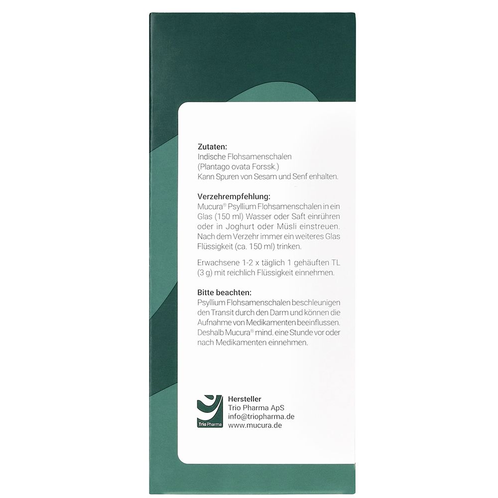 mucura® Flohsamenschalen Pulver