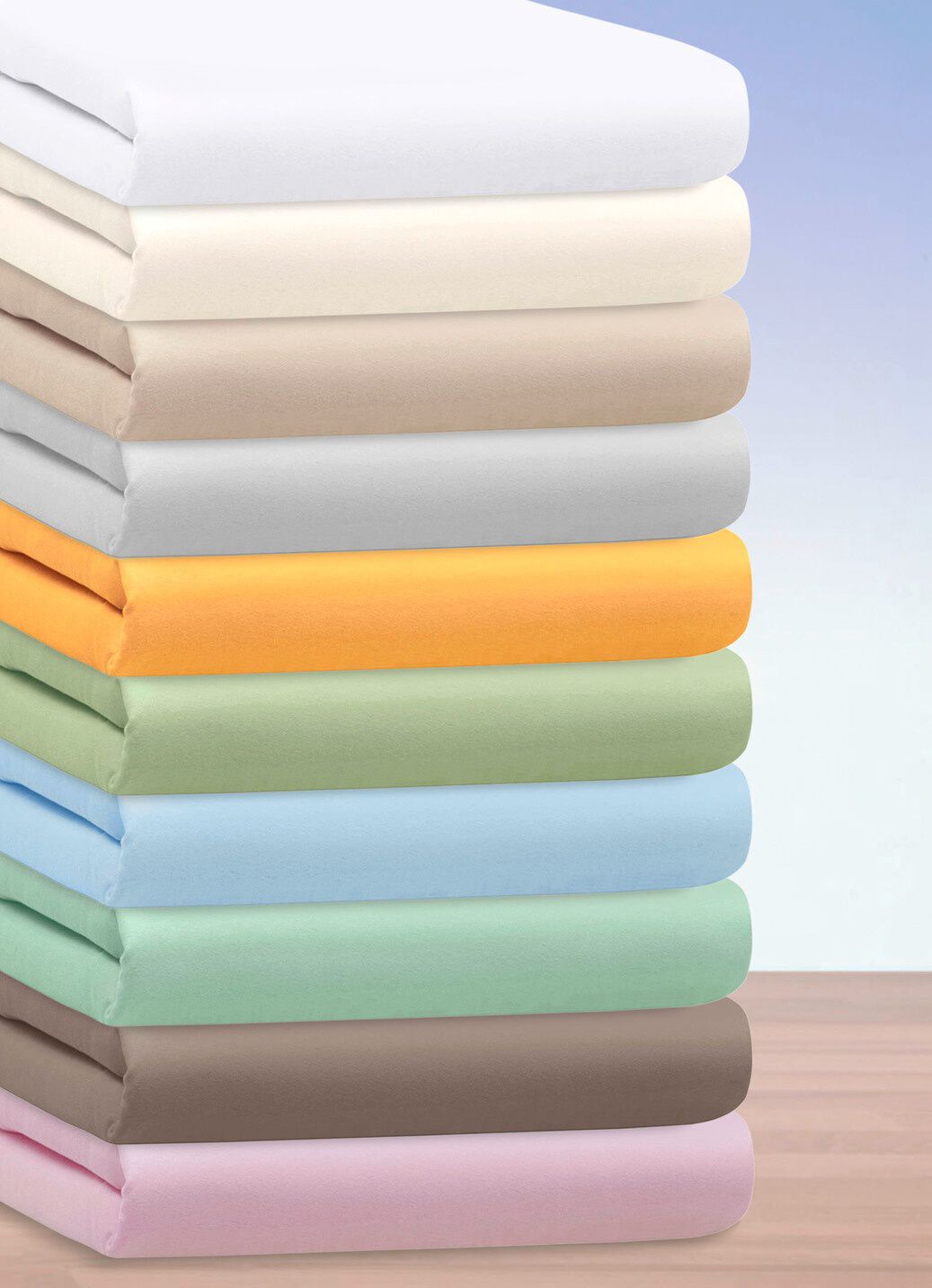 Hochwertige Elastic-Mako-Feinjersey-Spannbetttücher