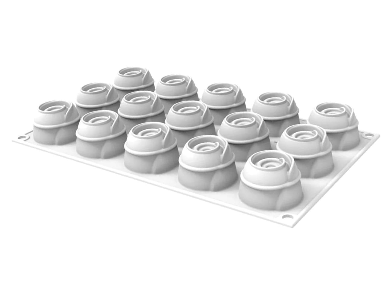 Moule silicone - 15 mini givrés - 30 x 17,5 cm - Silikomart