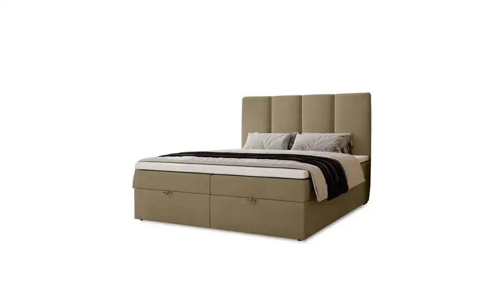 Boxspringbett 121 cm 120x200 cm Braun