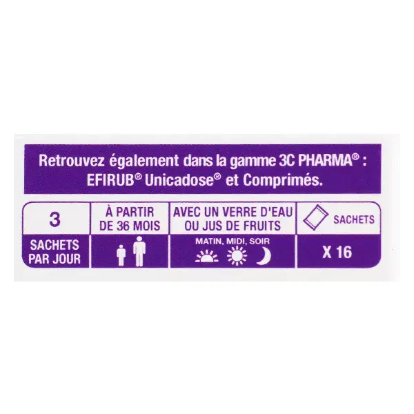 3C Pharma Efirub 16 sachês