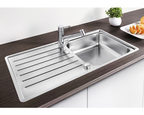 Blanco LANTOS XL 6 S-IF spoelbak, 1000 x 500 mm, roestvrij staal, geborstelde afwerking, 519709