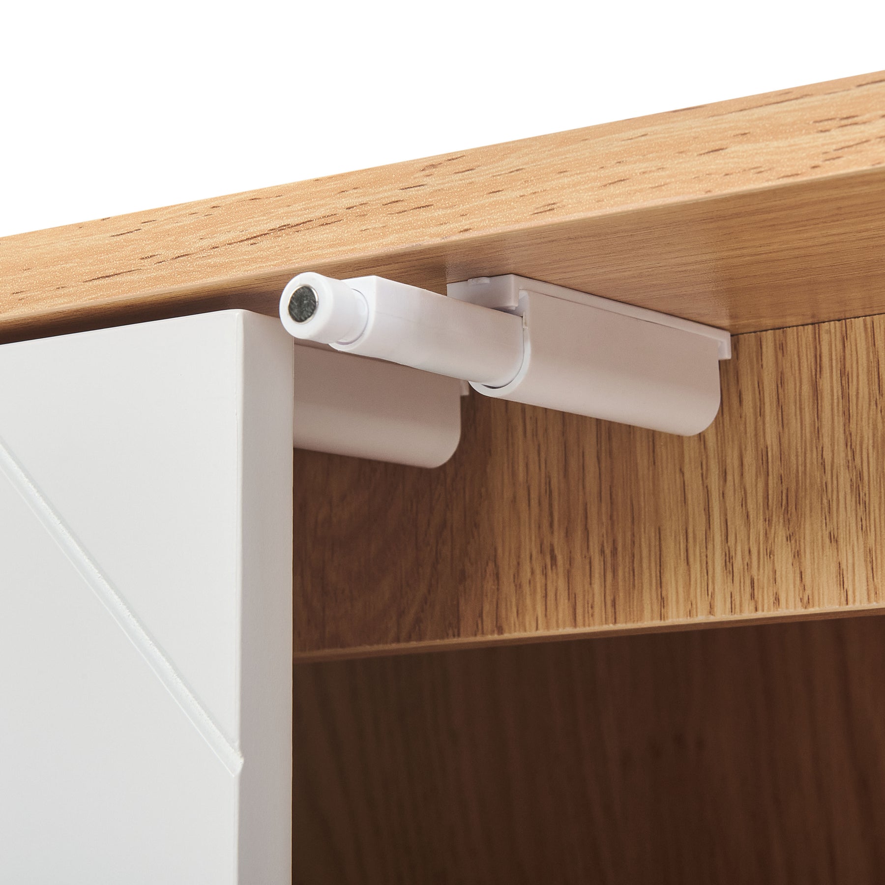 Beliani - BRISTOW - Dressoir - Lichtbruin|Wit - Hout