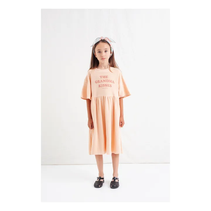 Tocoto Vintage Robe Grandma Kisses | Rose pâle