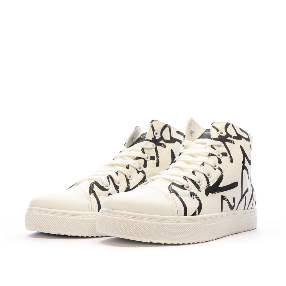 Teddy Smith Baskets Blanches/Noires Homme Teddy Smith Ankle Boots