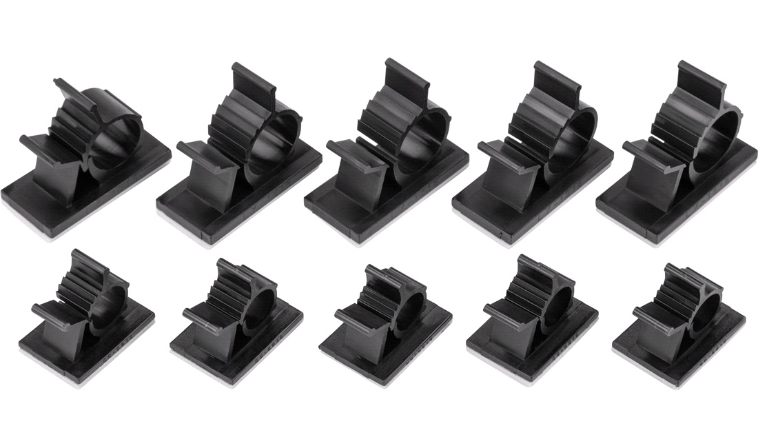 Kabelclips små 5 x 10 mm, 5 x 14 mm