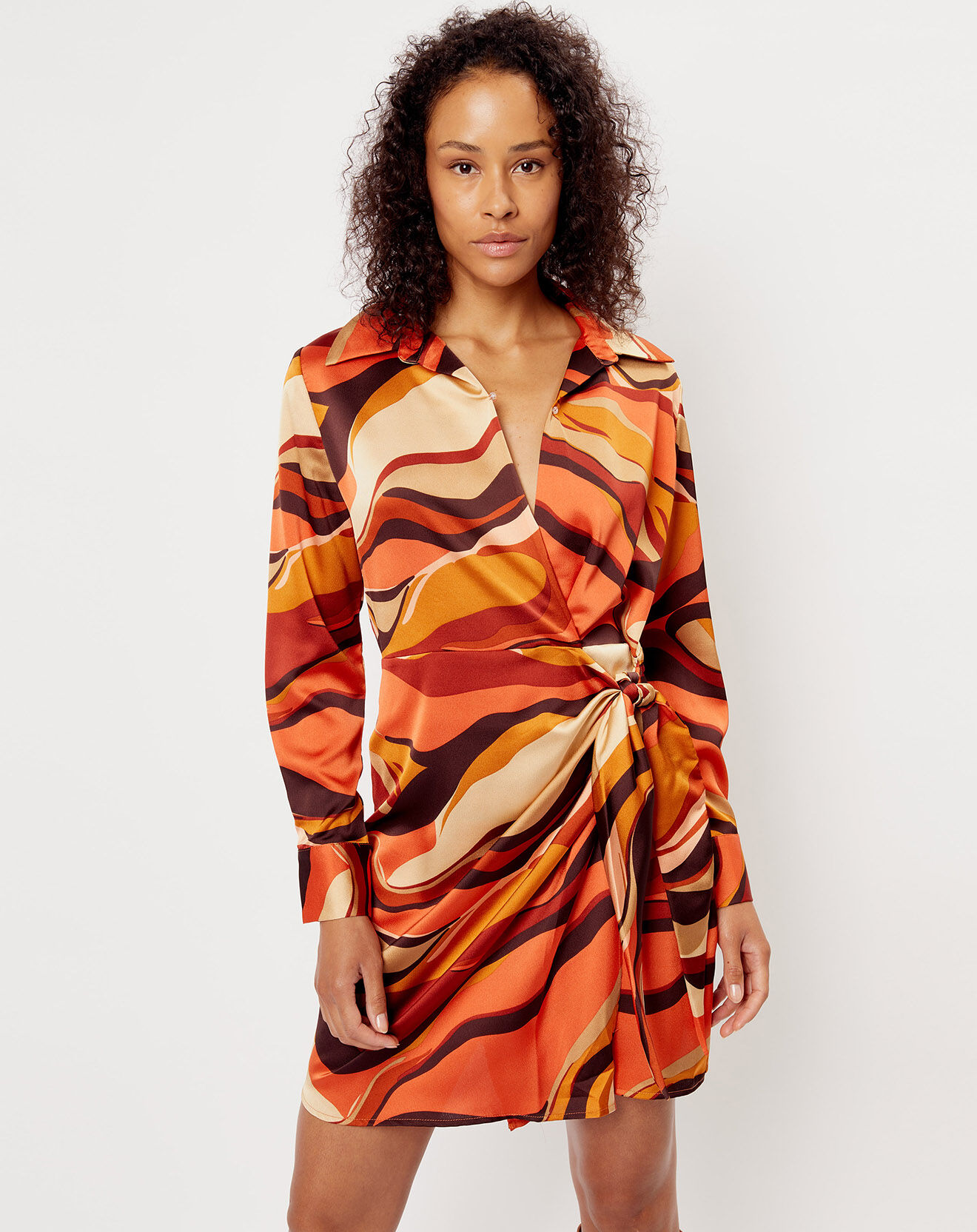 See u Soon Robe imprimée Margot orange