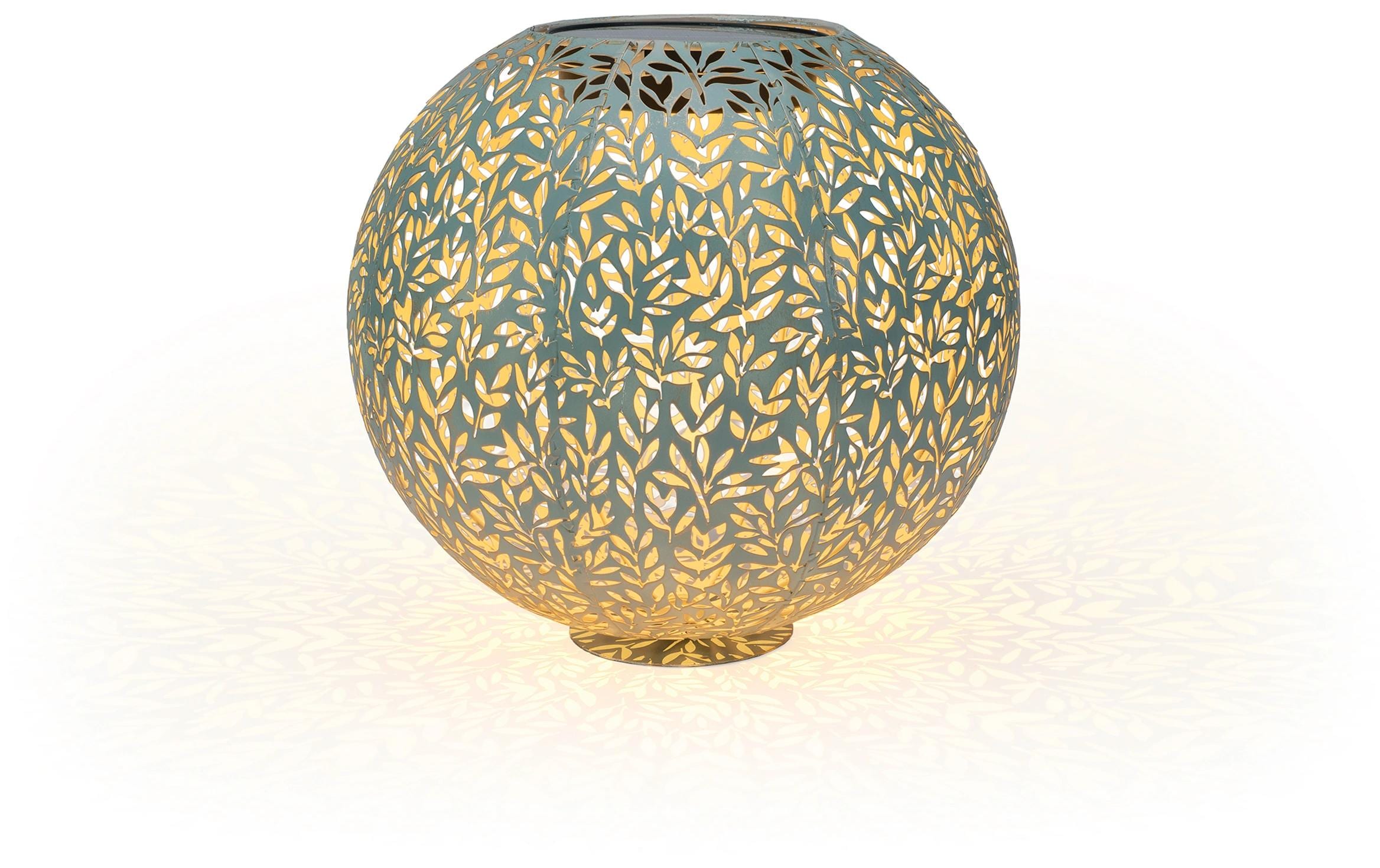 Windlicht Solar Antic Ball Mistral Ø 30 cm, MintSolarleuchte zum Aufstellen