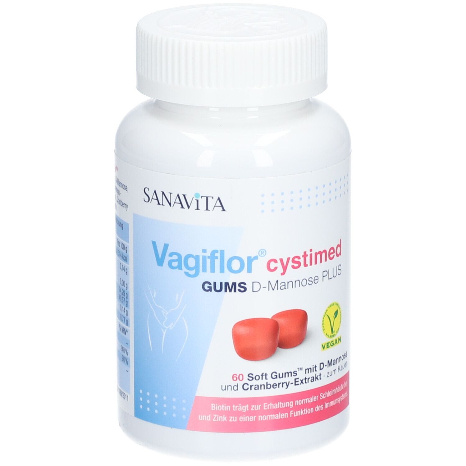 Vagiflor® cystimed Gums D-Mannose Plus