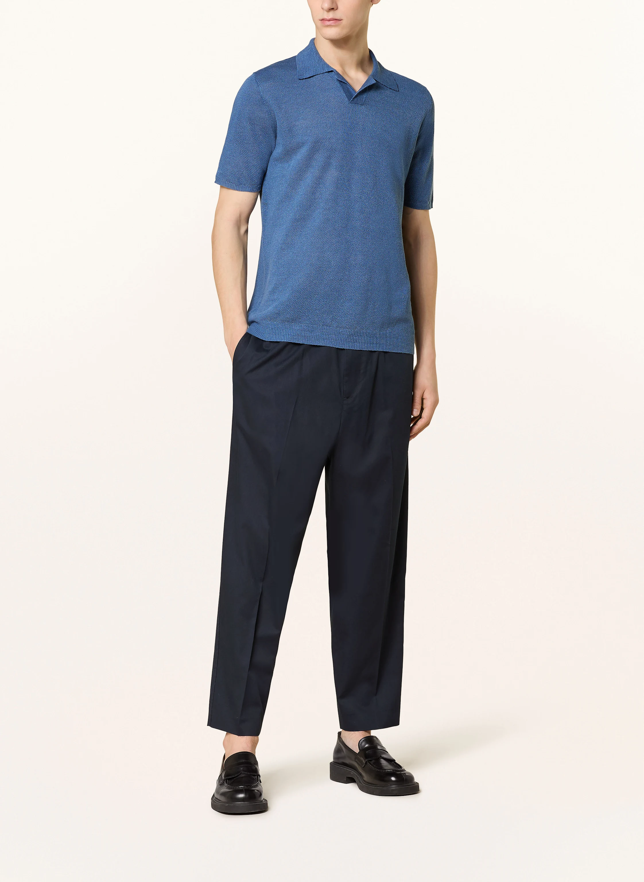 roberto collina Strickshirt aus Leinen