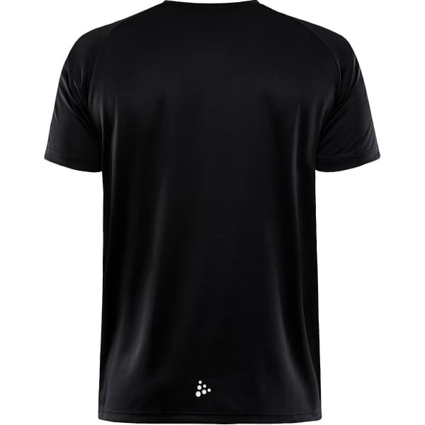 T-shirt running CRAFT CORE ESSENCE LOGO TEE BLACK