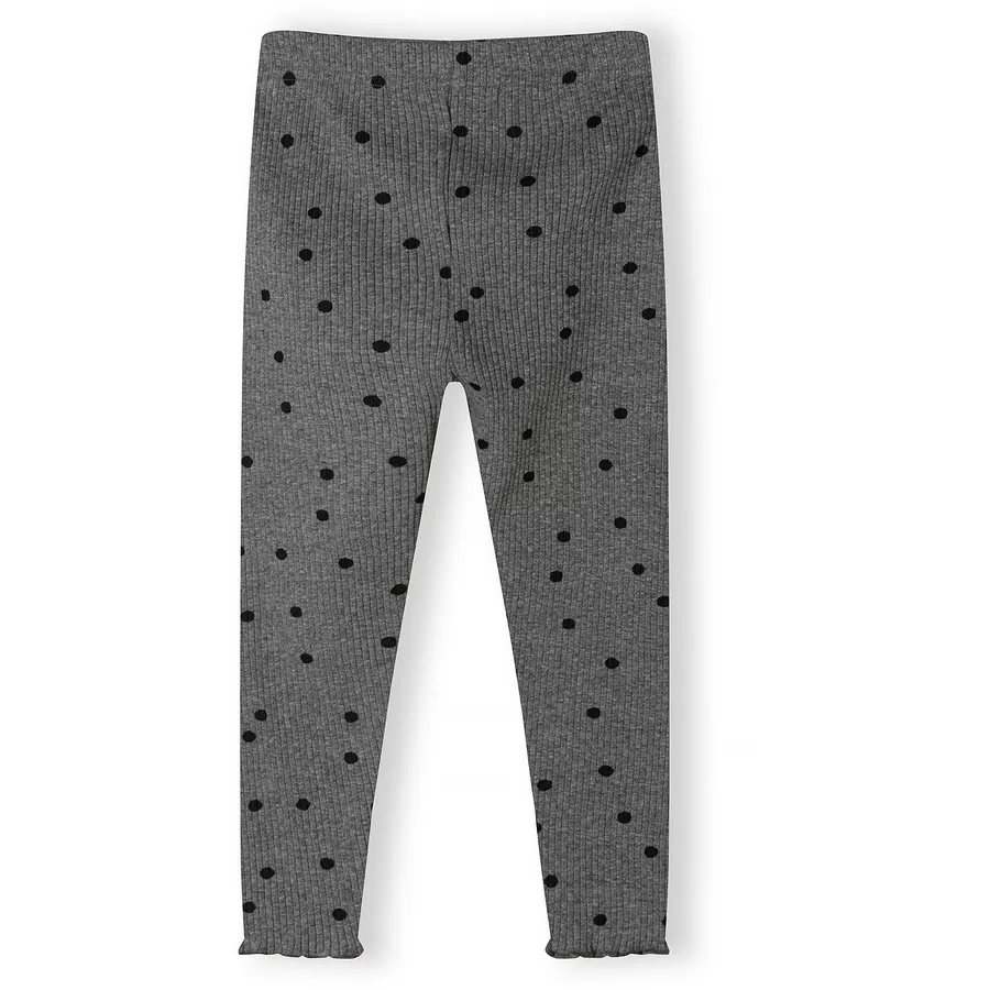 MINOTI Leggings Dunkelgrau Meliert