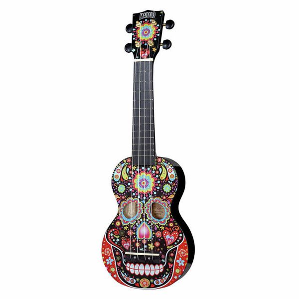 Mahalo Skull Ukulele