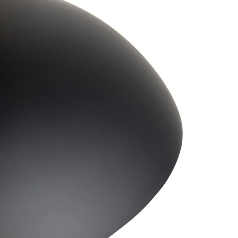 Qazqa hanglampen titus zwart e27