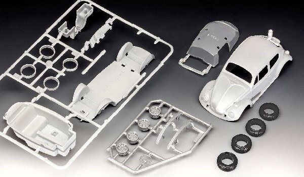 Revell - Vw Volkswagen Beetle Bil Byggesæt - 1:32 - Level 3 - 07681