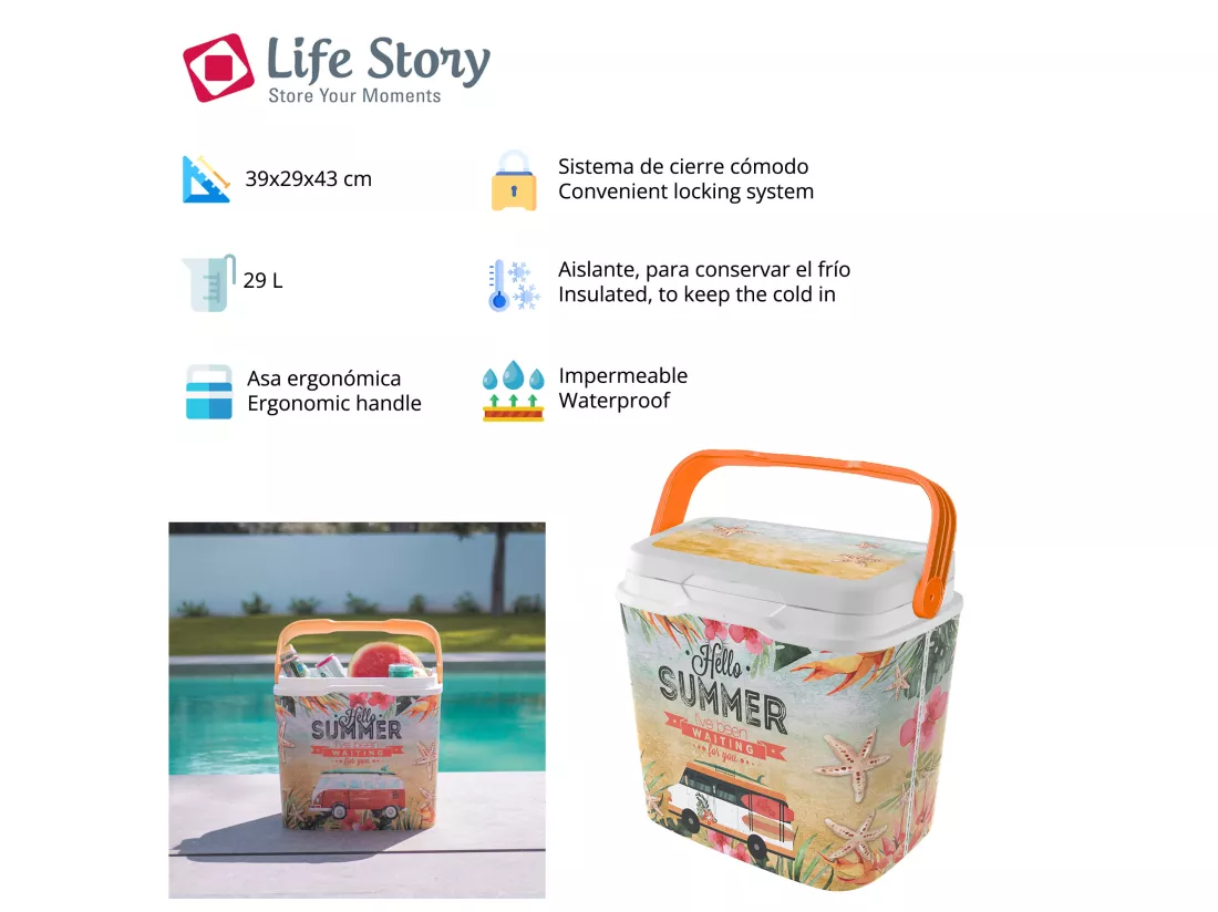Réfrigérateur life story 29l exotic summer