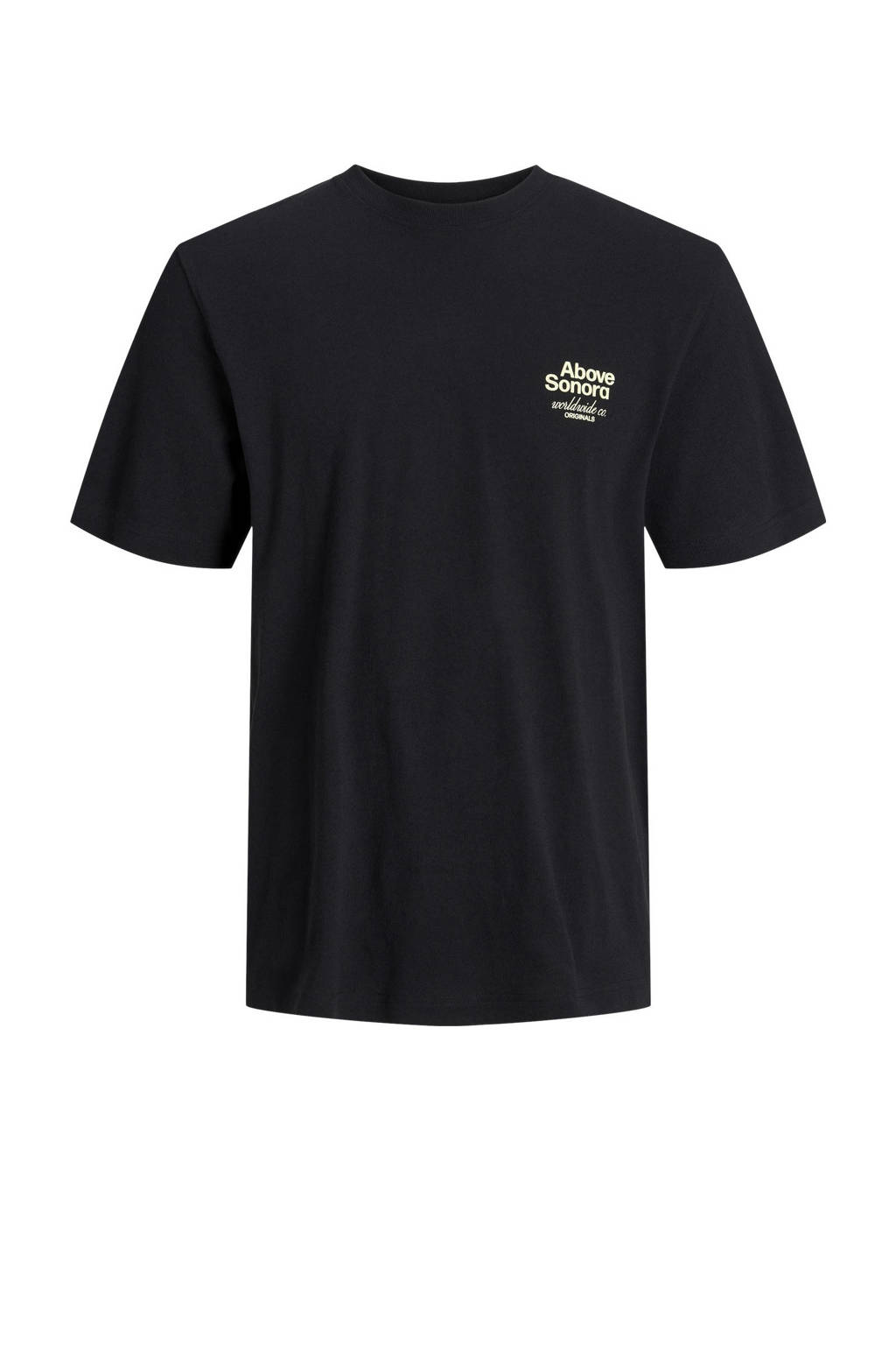 JACK & JONES T-shirt JORCASABLANCA met backprint donkerblauw