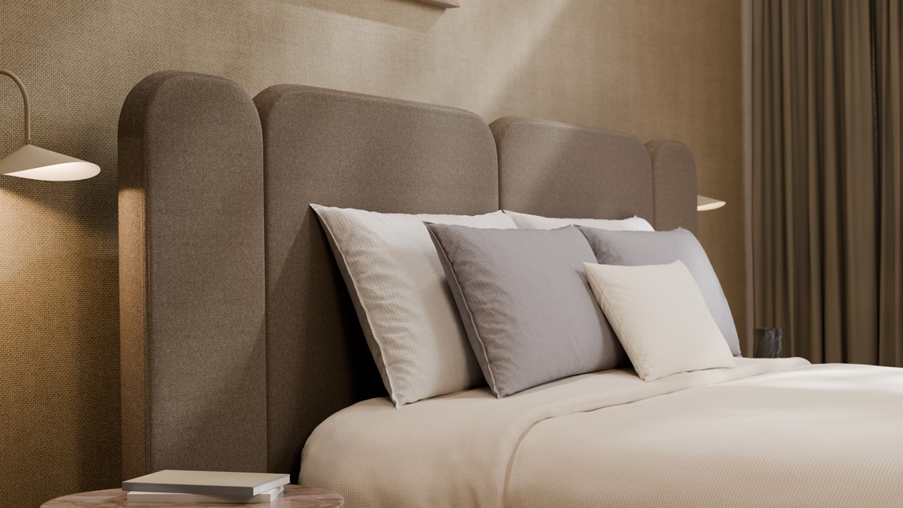 Elektrische boxspring Ridge met Kårlsson Excellence matras - Warm wool grey