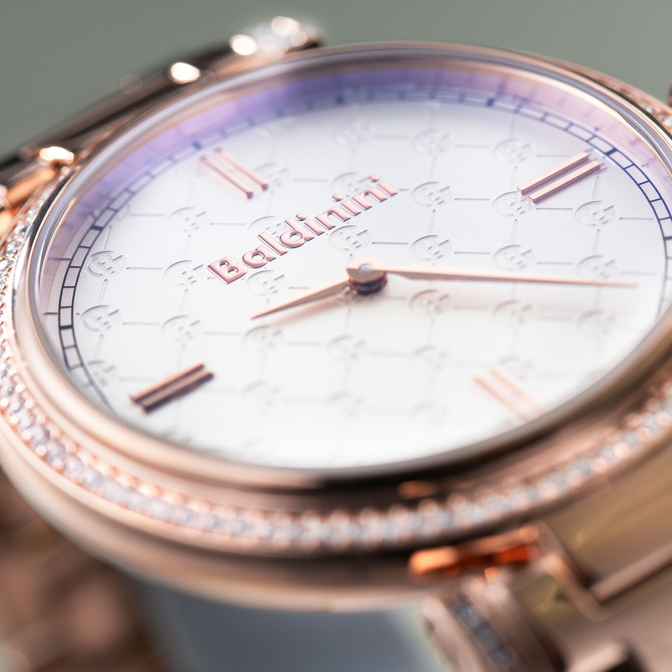 Baldinini Montre Femme en Acier & cristaux Swarovski Dona doré rose