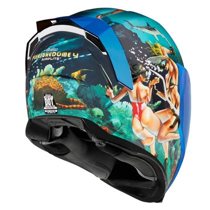 Casque Icon AIRFLITE - PLEASUREDOME 4 - Bleu