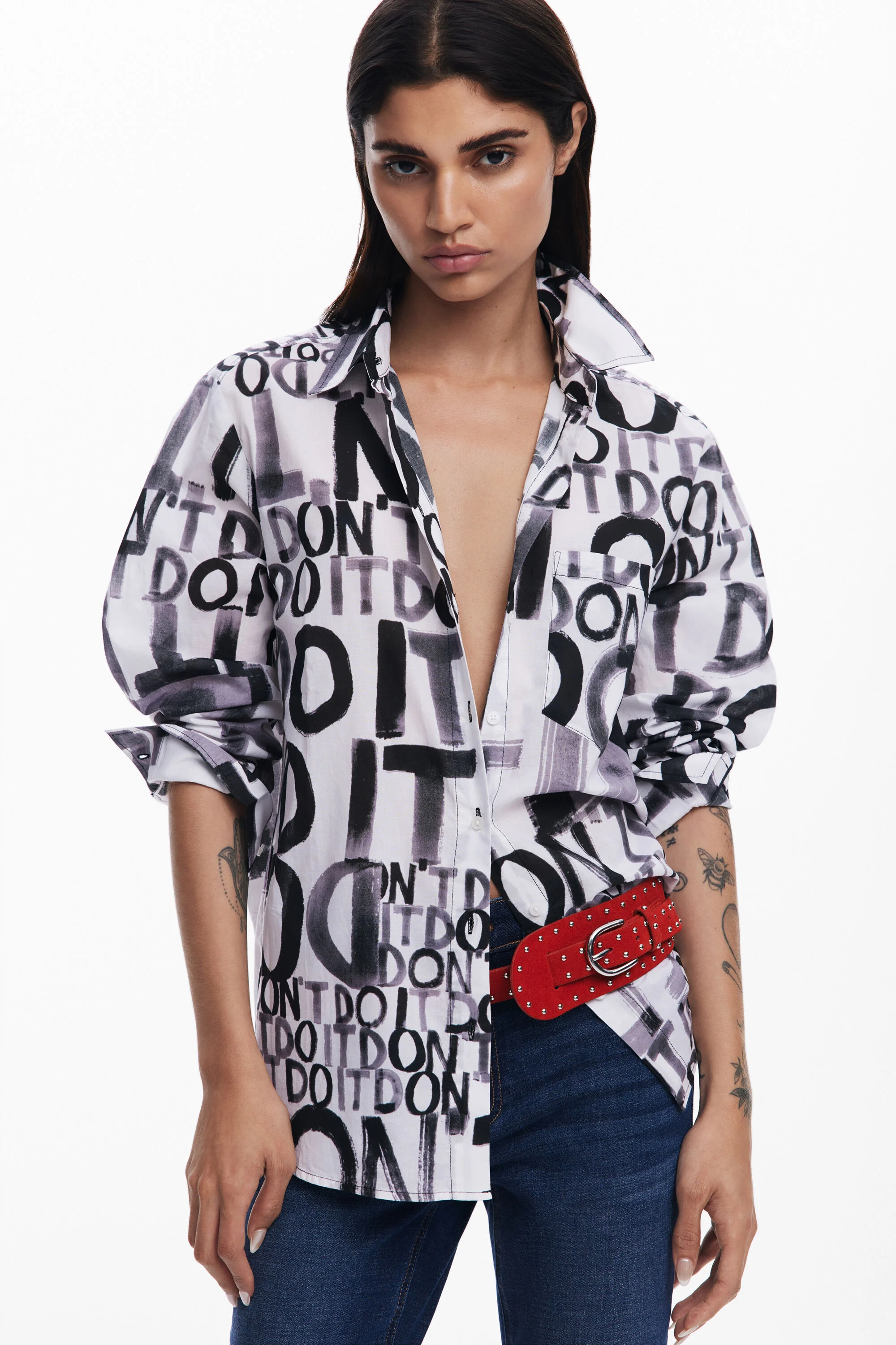Camiseta com Letras