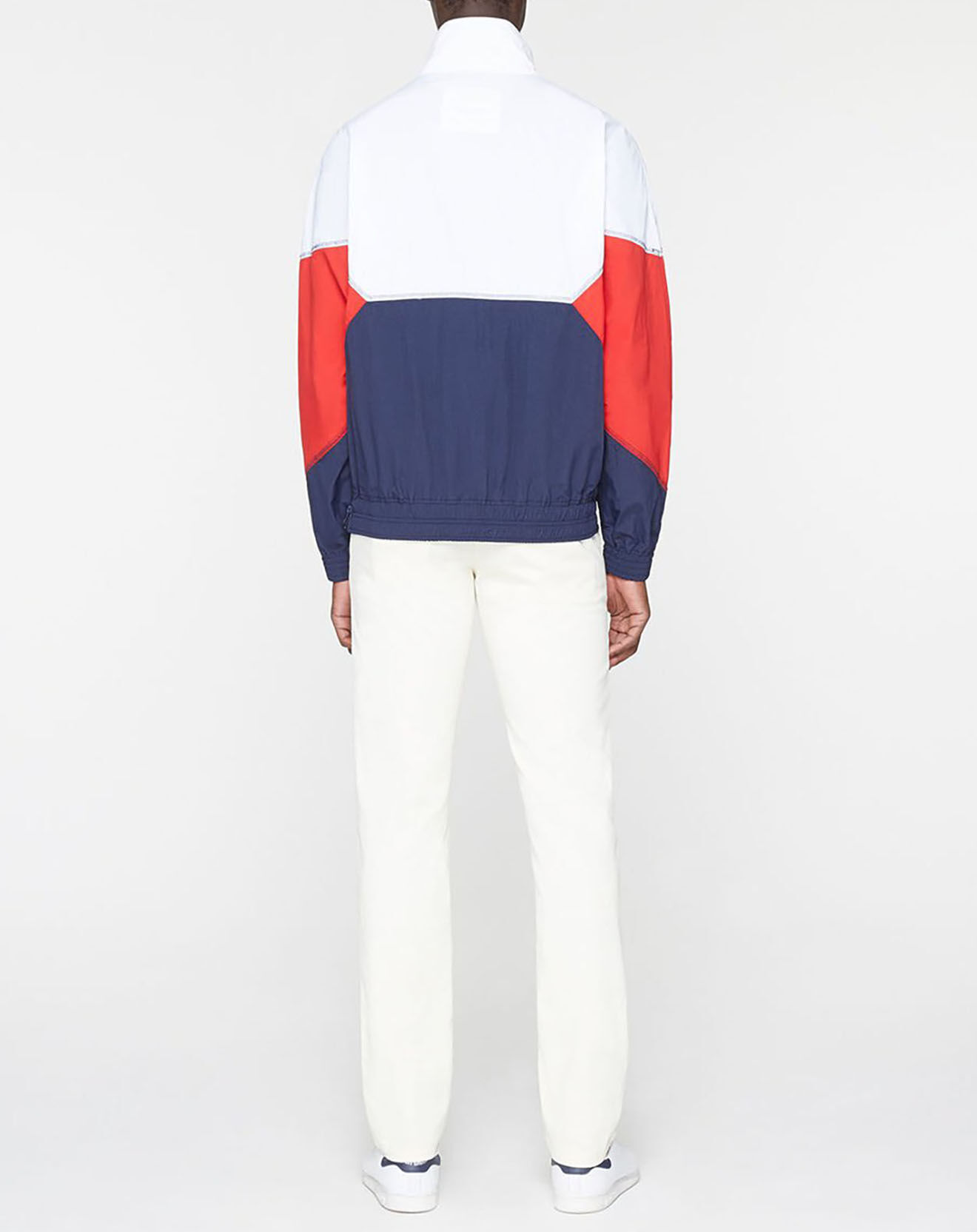 Tommy Jeans Blouson enfilable colorblock bleu/rouge/blanc