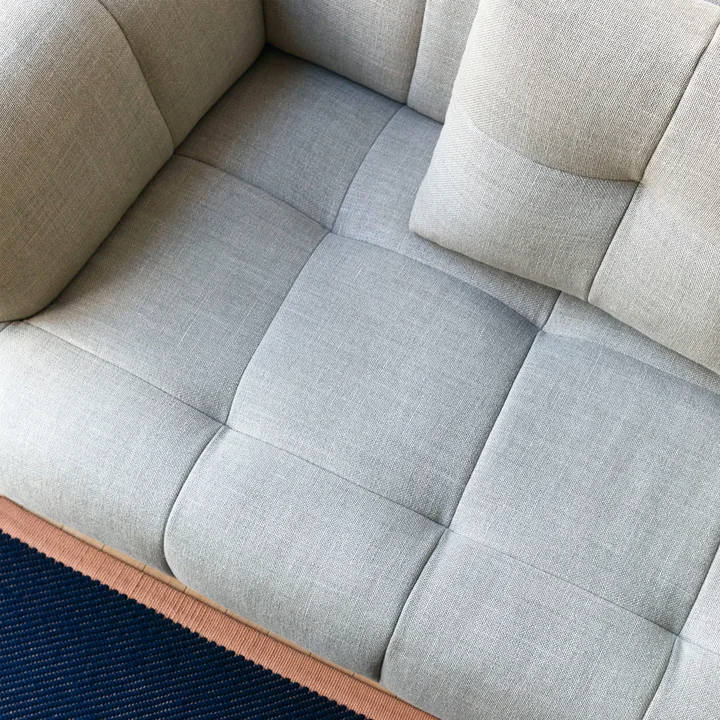 HAY - Quilton 3-Sitzer Sofa, Flamiber cream