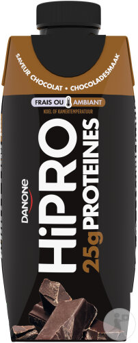 Danone HiPRO Boisson Protéinée Pour Sportifs 25g Protéines Saveur Chocolat 330ml