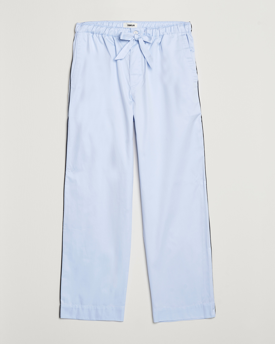 Tekla Sateen Pyjama Pants Bellhop Blue